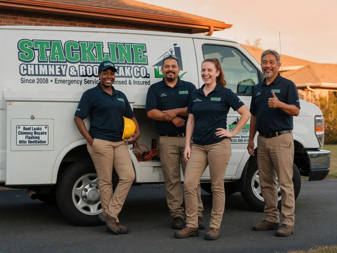 Chimney flashing repair company in Normal, IL